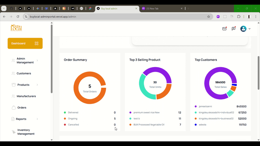 BuyLocal Admin Portal